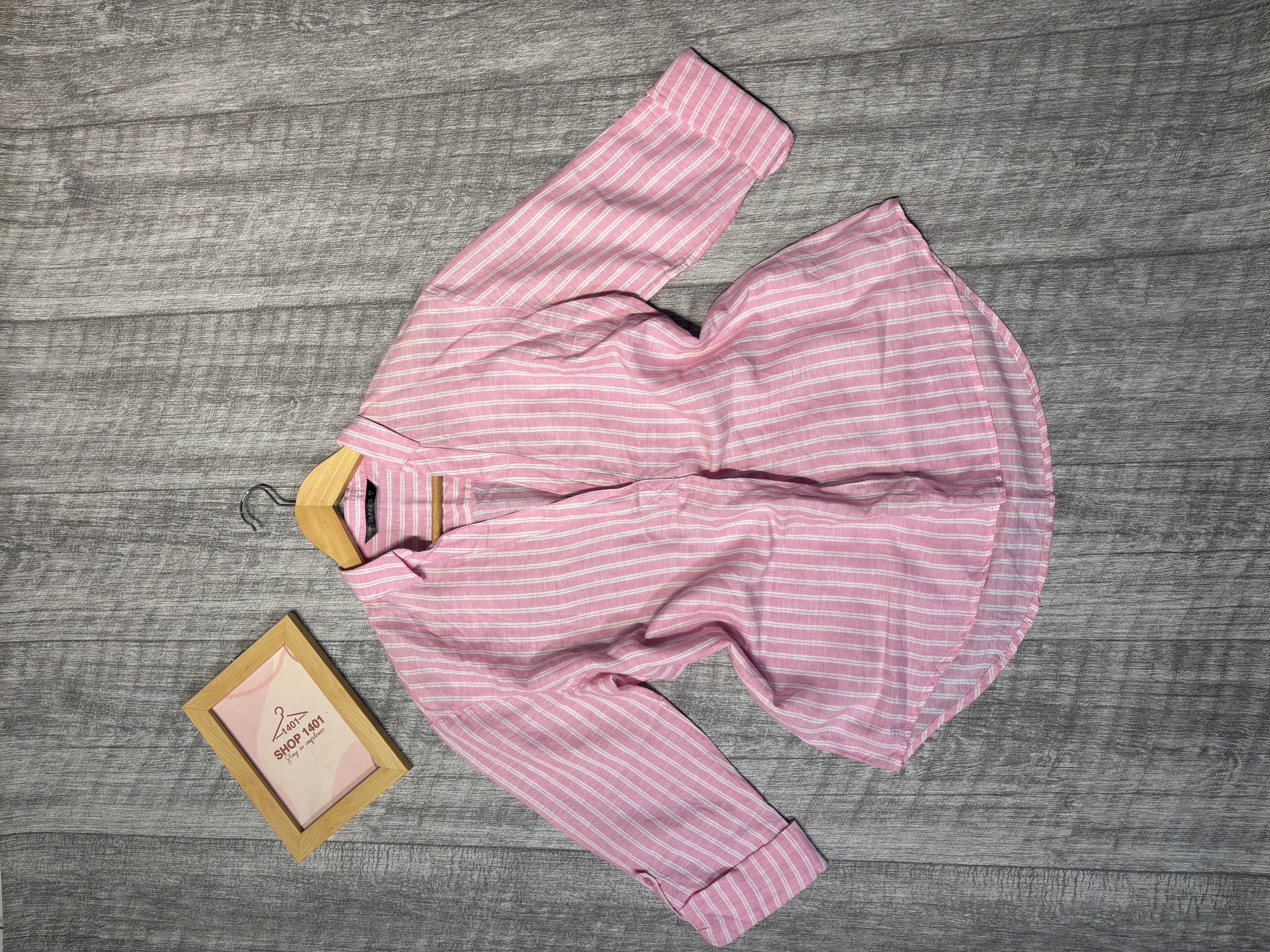 Blush Pinstripe Shirt