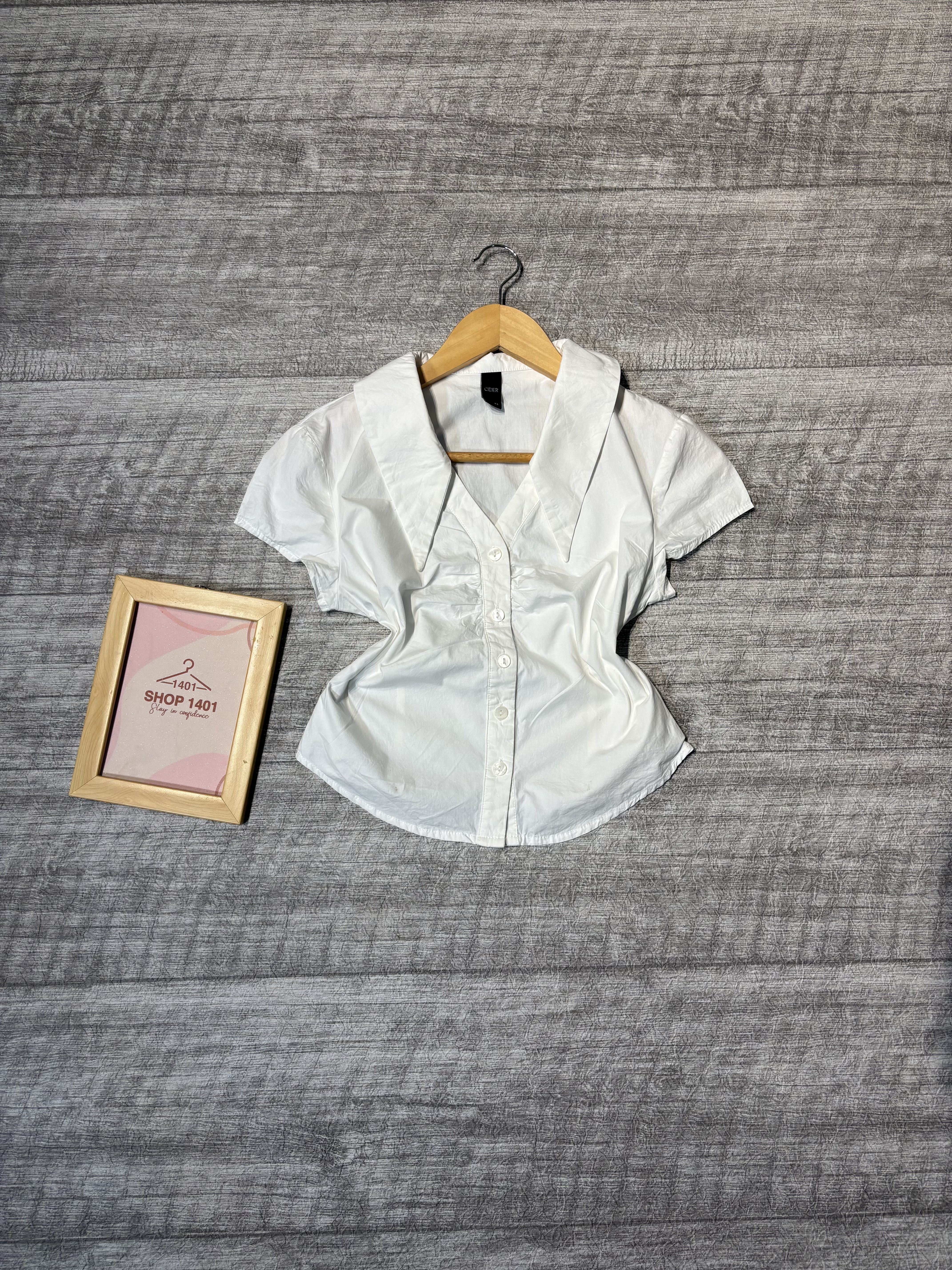 Ivory Poplin Shirt