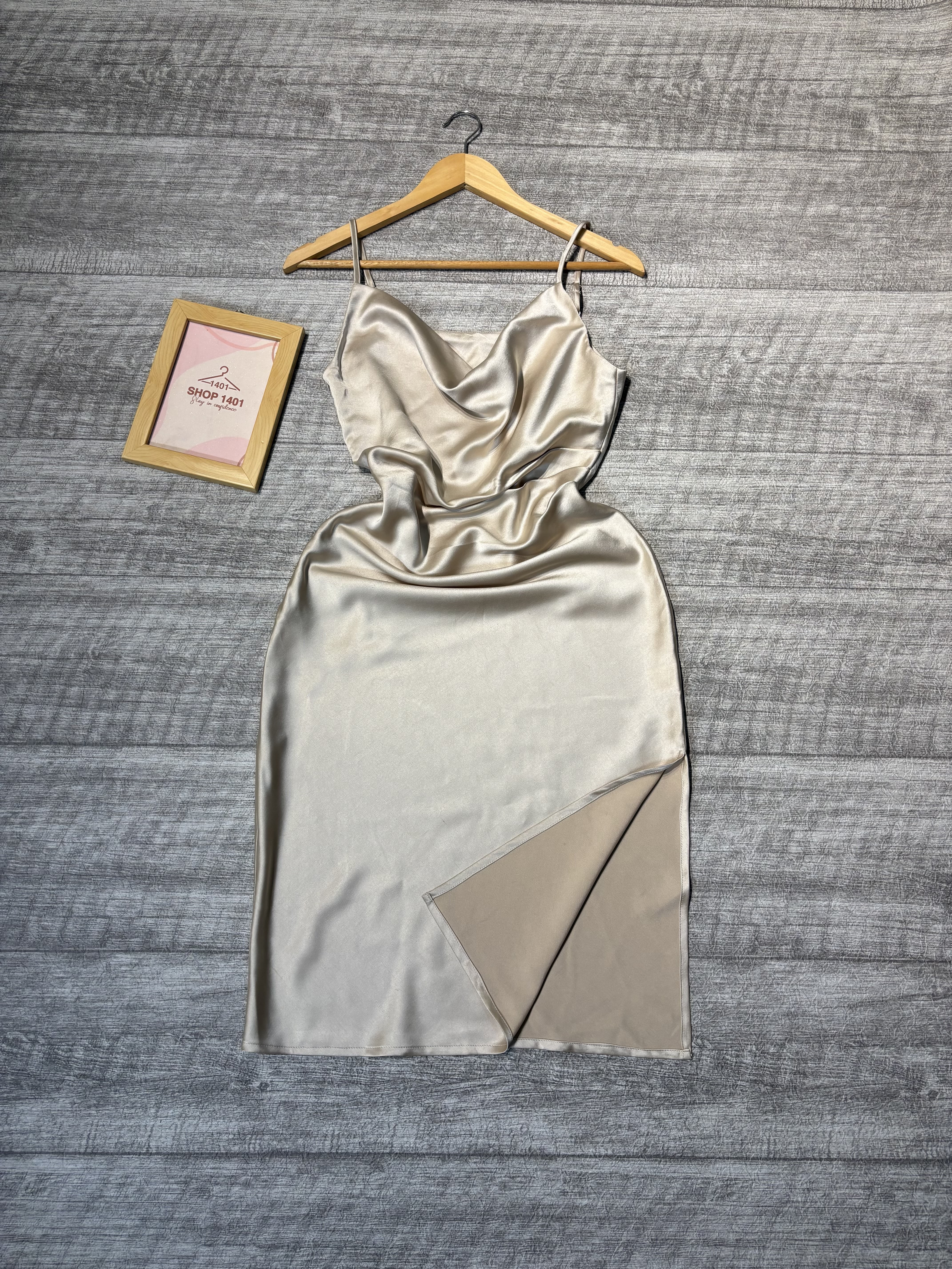 Champagne Cowl Slip