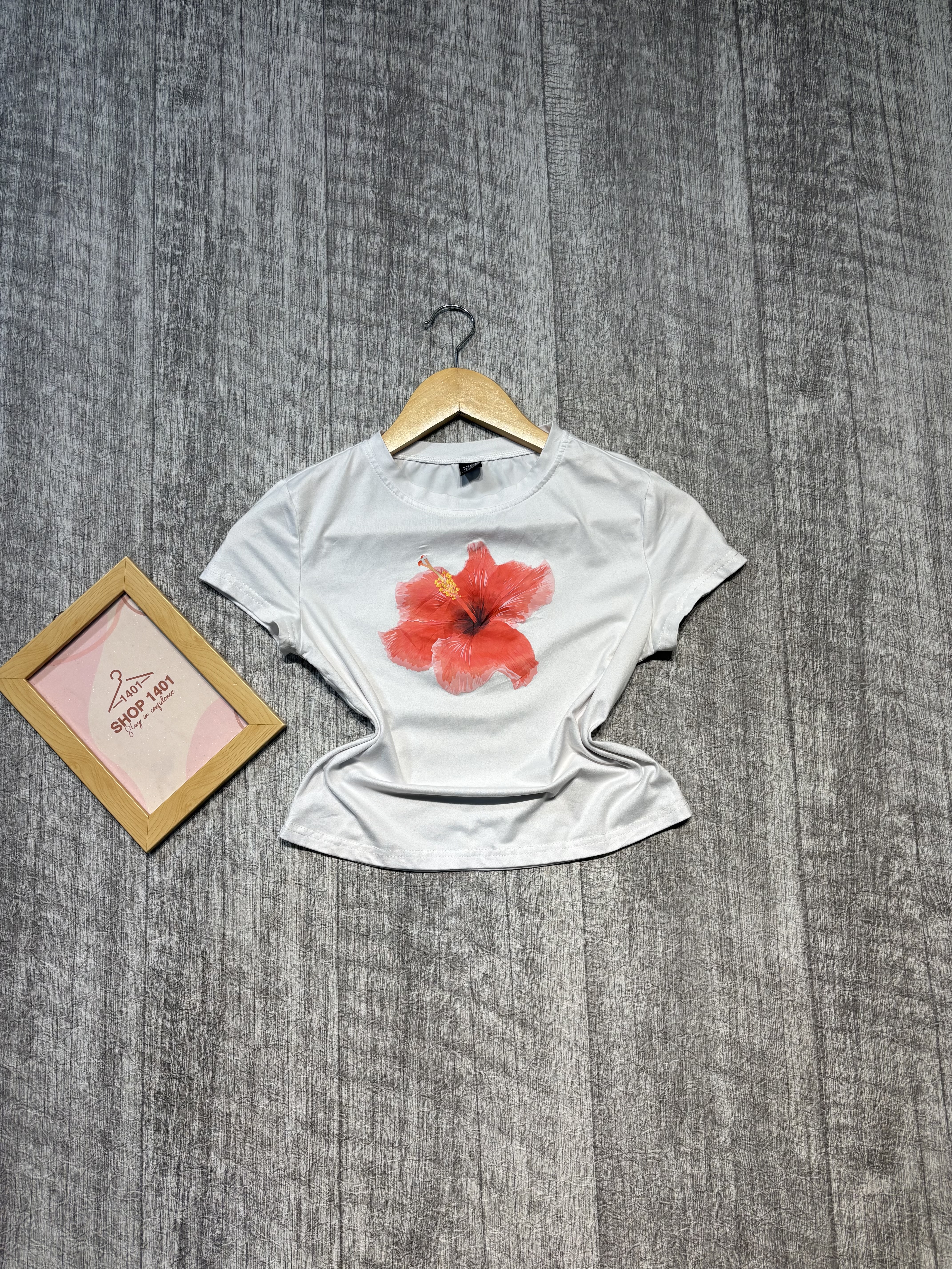 Hibiscus Baby Tee