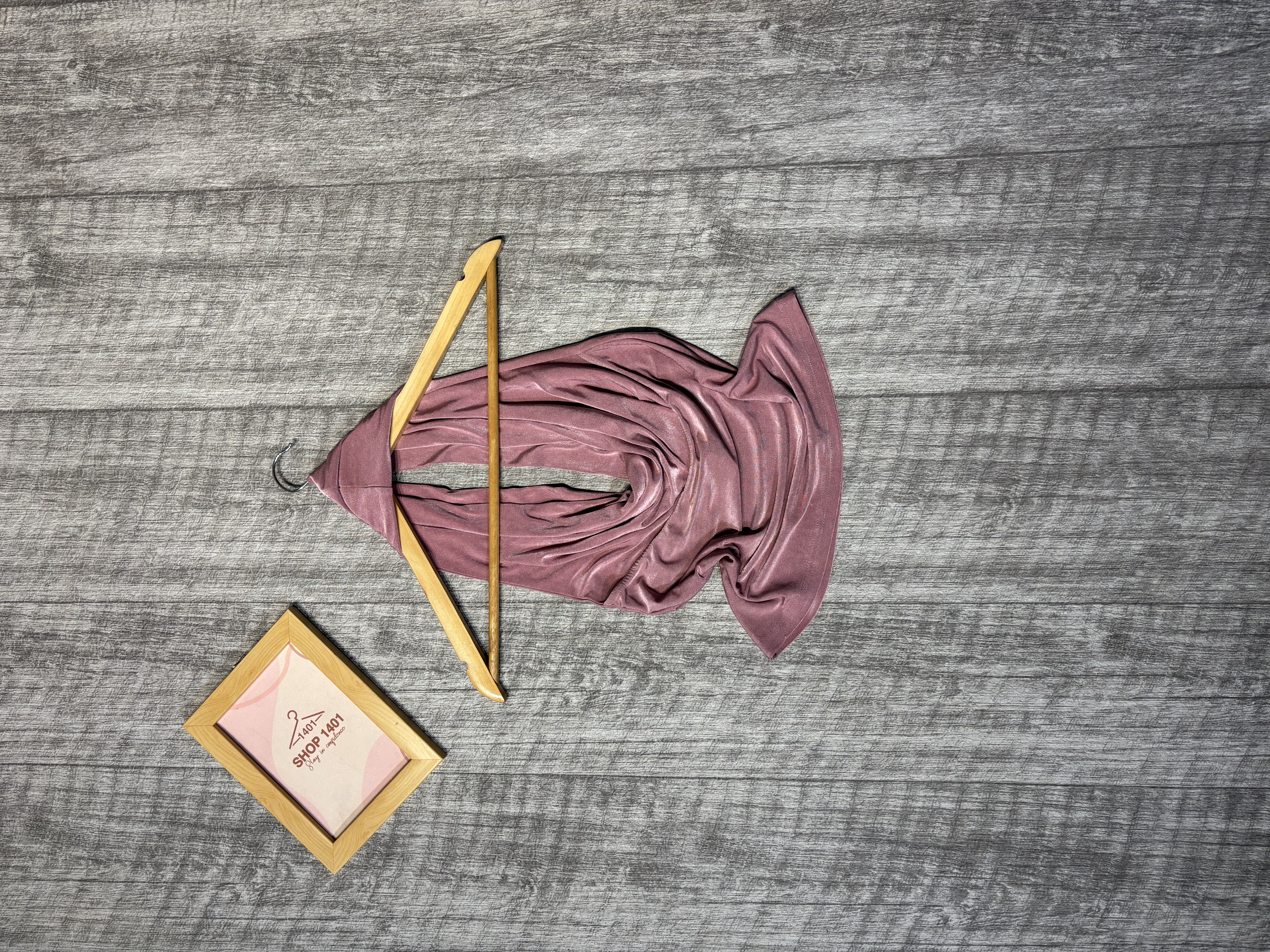 Dusty Rose Wrap Top
