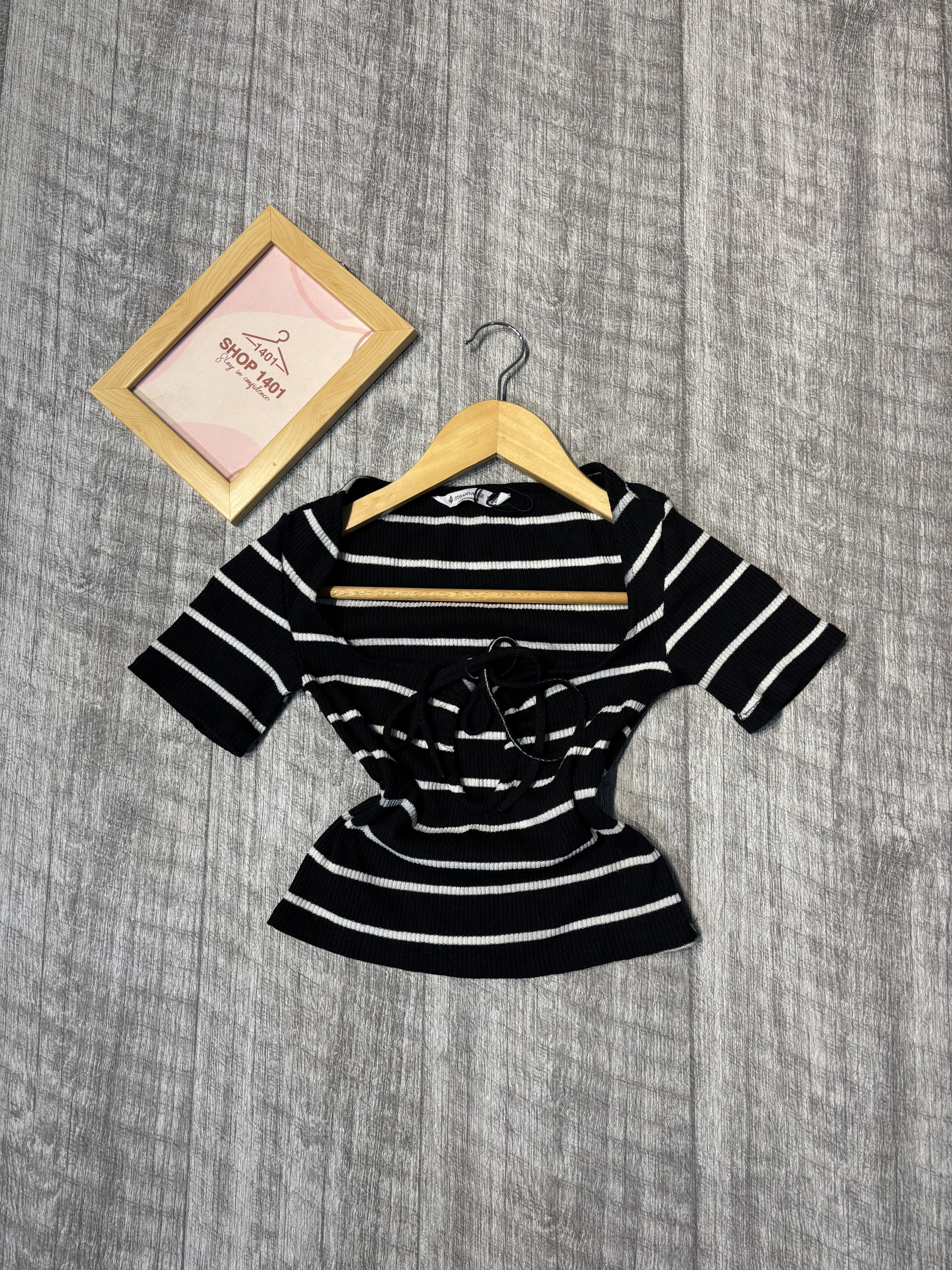 Monochrome Stripe Tee