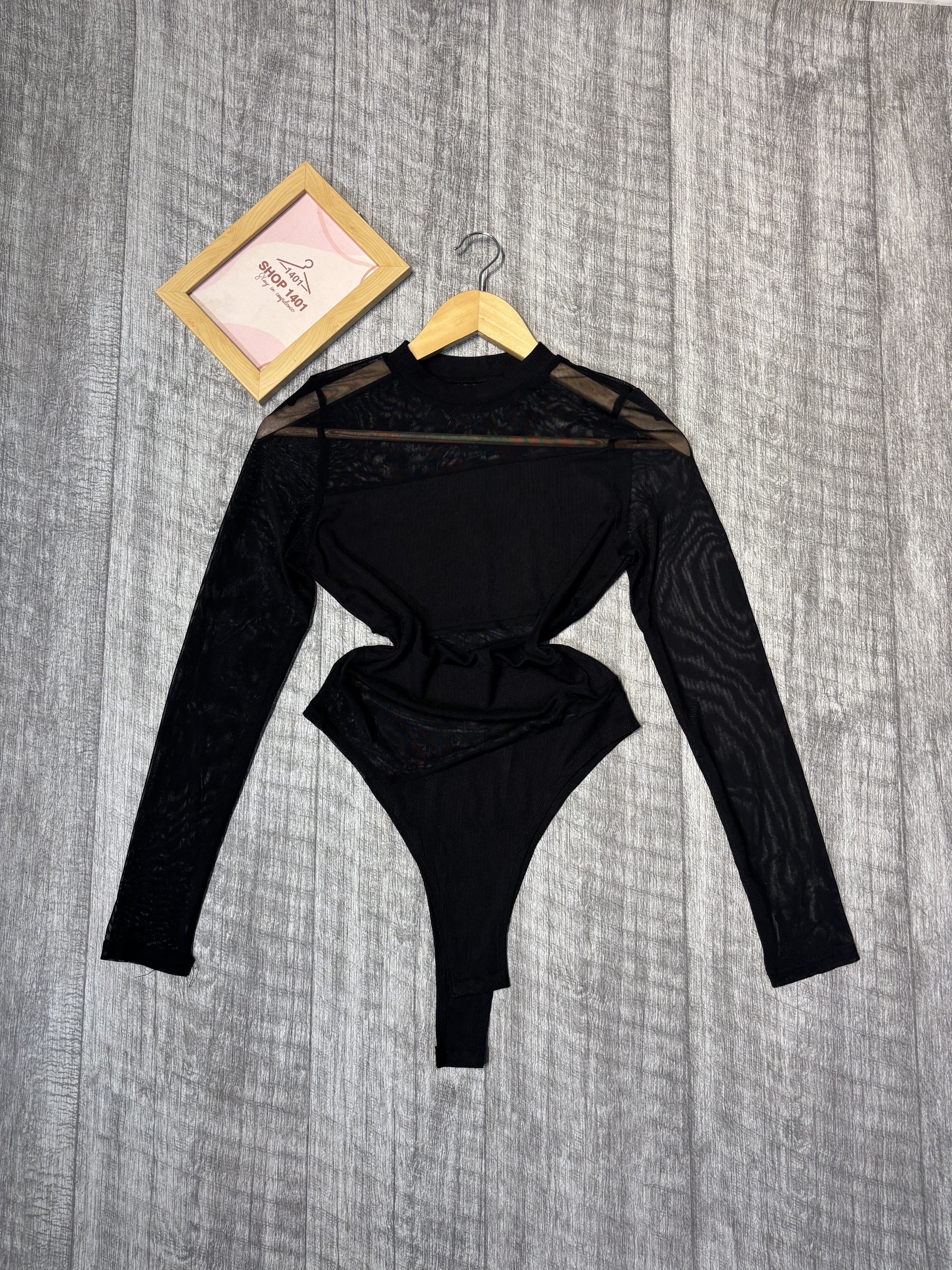 Noir Sheer Bodysuit